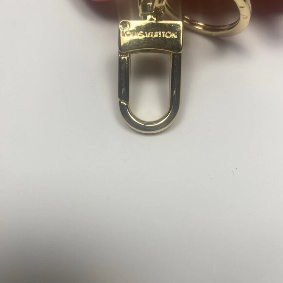 LV Louis Vuitton Coin Pouch Charm Crab Bag Charm Keychain Orange M01929 - Picture 3 of 9